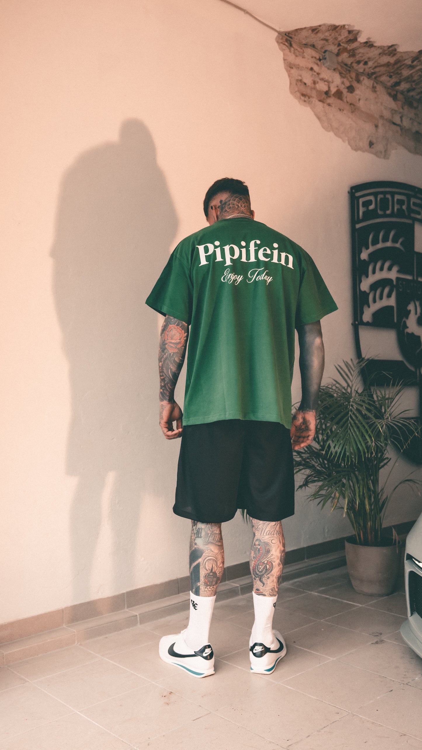 Enjoy Today Shirt grün