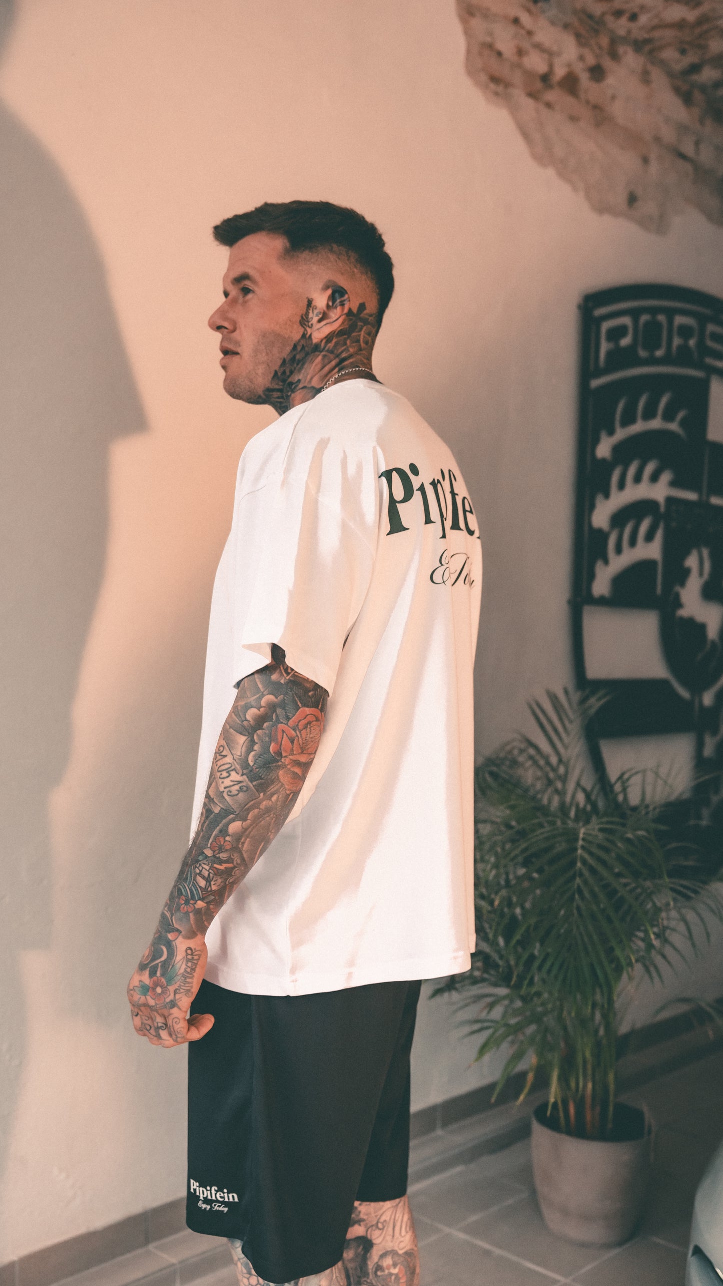 Enjoy Today Shirt weiß