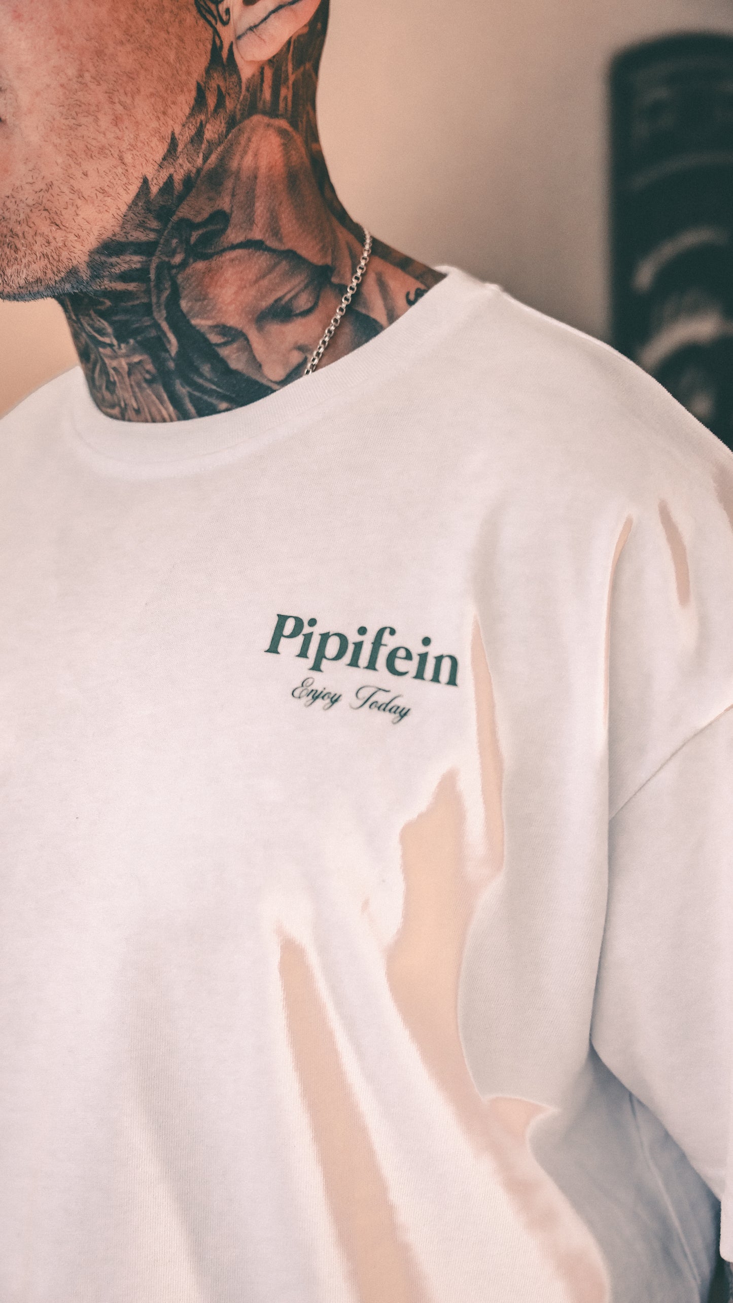 Enjoy Today Shirt weiß