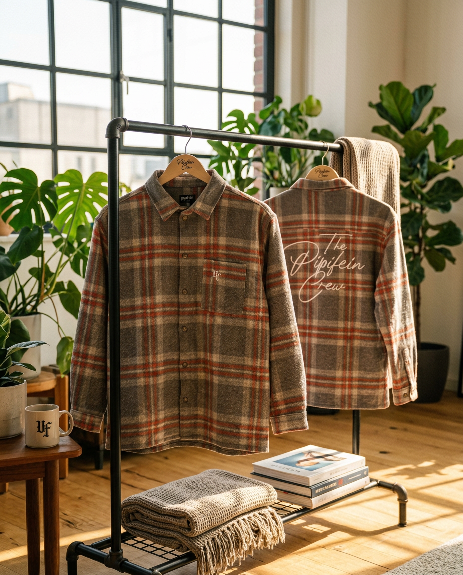 PIPIFEIN CREW FLANNEL