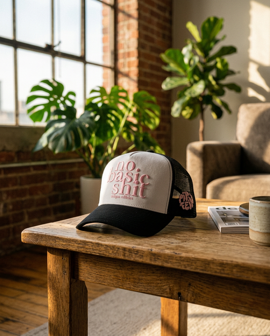 No Basic Shit Trucker Cap